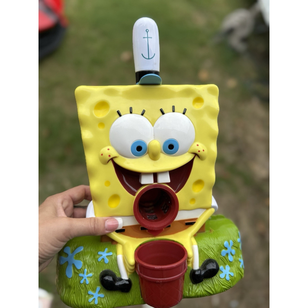 Spongebob Squarepants Sno-Cone Maker Plastic Cheese Grater 2001 Vintage Rare